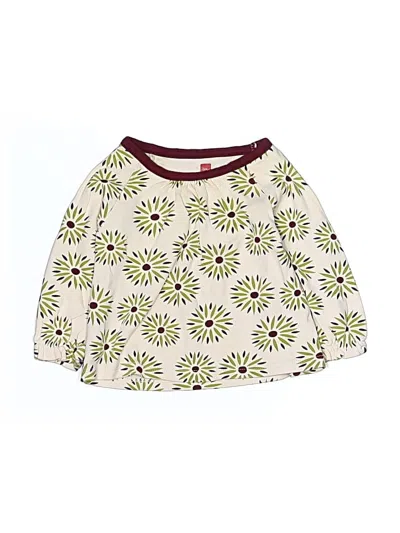 Pre-owned Tea Babies' 3/4 Sleeve T-shirt In Ivory