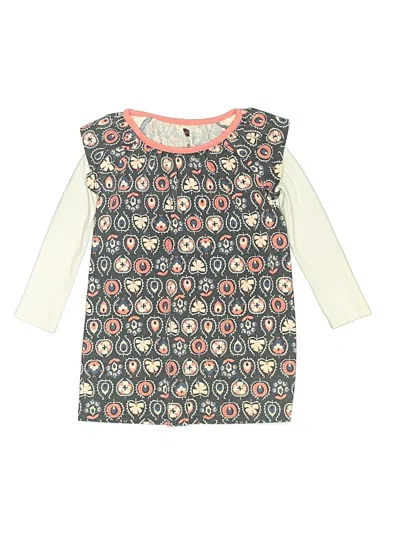 Pre-owned Tea Kids' 3/4 Sleeve T-shirt In Pink