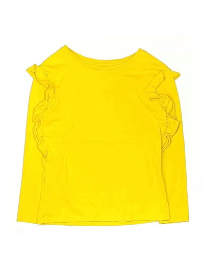 Pre-owned Tea Kids' 3/4 Sleeve T-shirt In Yellow