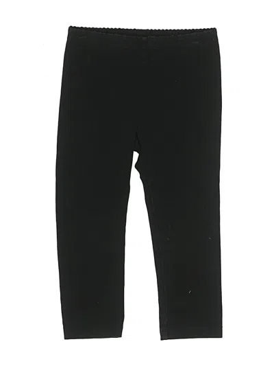 Pre-owned Tea Kids' Active Pants In Black
