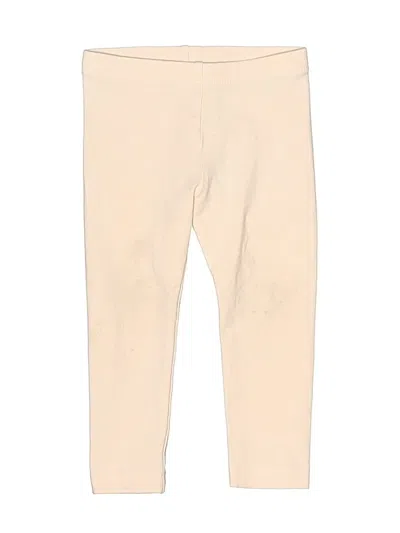 Pre-owned Tea Kids' Active Pants In Ivory