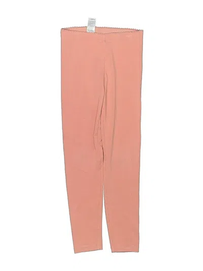 Pre-owned Tea Kids' Active Pants In Pink