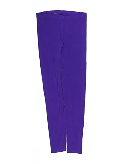 Pre-owned Tea Kids' Active Pants In Purple