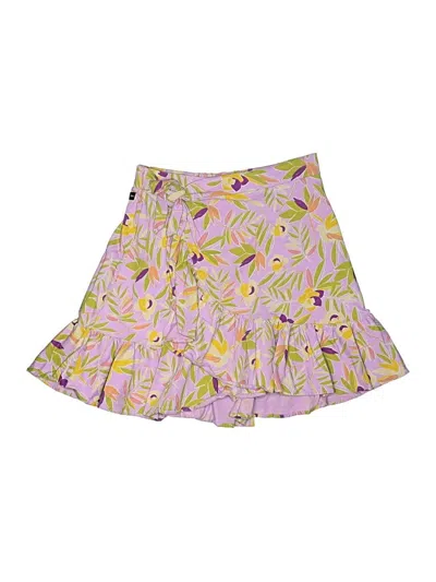 Pre-owned Tea Kids' Active Skirt In Yellow