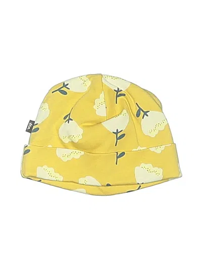 Pre-owned Tea Babies' Beanie Hat In Yellow