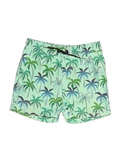 Pre-owned Tea Kids' Board Shorts In Green