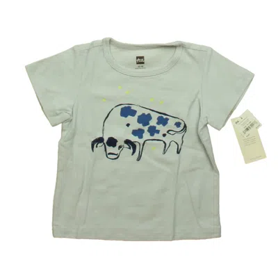 Pre-owned Tea Kids' Boys Blue Cow T-shirt