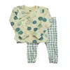 Tea Boys Ivory Blue Apparel Sets In Multi