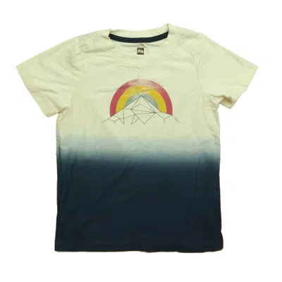 Pre-owned Tea Kids' Boys White Blue T-shirt