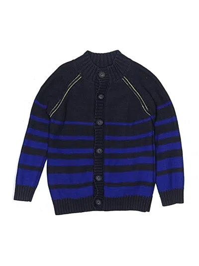 Pre-owned Tea Kids' Cardigan Sweater In Blue