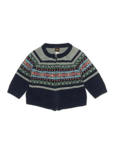 Pre-owned Tea Babies' Cardigan Sweater In Blue
