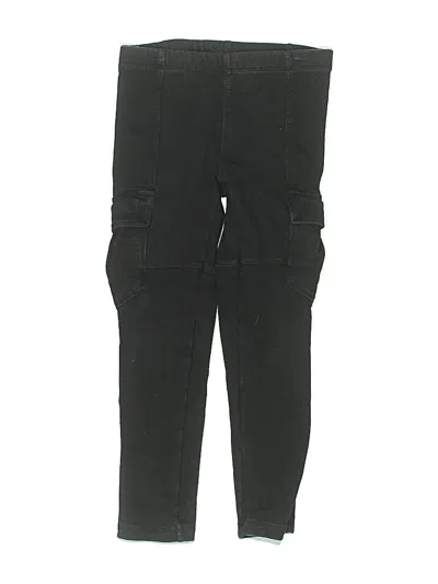 Pre-owned Tea Kids' Cargo Pants In Black