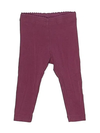 Pre-owned Tea Babies' Casual Pants In Burgundy