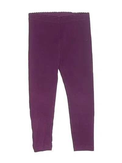 Pre-owned Tea Kids' Casual Pants In Purple