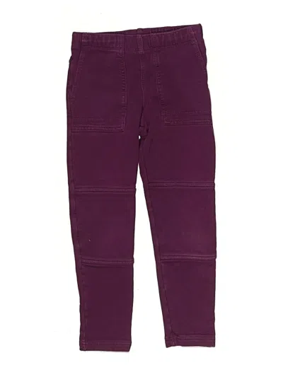 Pre-owned Tea Kids' Casual Pants In Purple