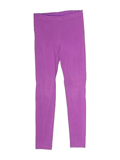 Pre-owned Tea Kids' Casual Pants In Purple