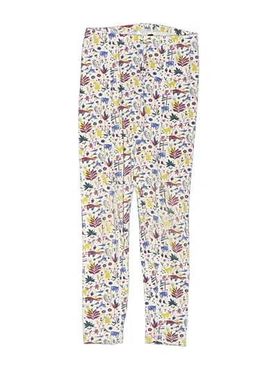 Pre-owned Tea Kids' Casual Pants In White