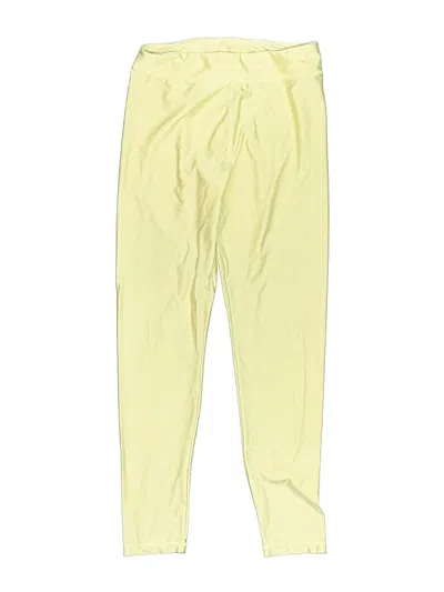 Pre-owned Tea Kids' Casual Pants In Yellow