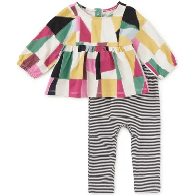 Tea Collection Boho Top & Pants Baby Set In Multi
