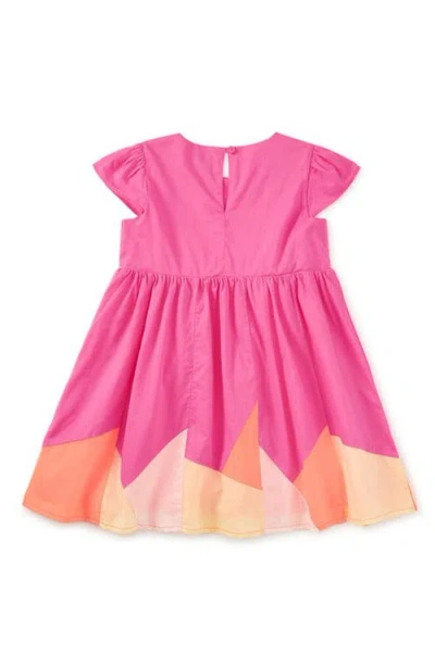 Tea Collection Kids'  Cap Sleeve Jogakbo Dress In Multi