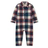 Tea Collection Collared Baby Romper In Multi