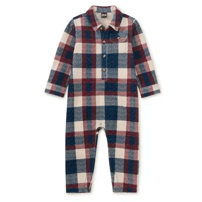 Tea Collection Kids' Collared Baby Romper In Multi