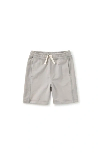 Tea Collection Babies'  Cool Side Sport Shorts In Gray