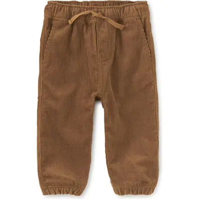 Tea Collection Kids'  Corduroy Baby Pants In Brown