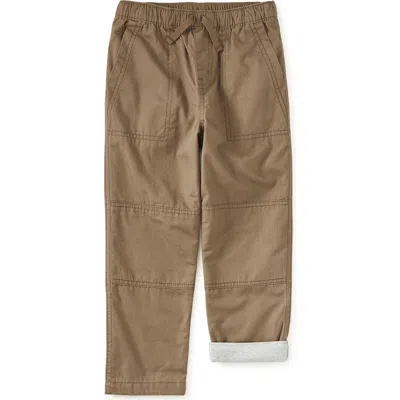 Tea Collection Kids'  Cozy Does It Lined Pants In Brown