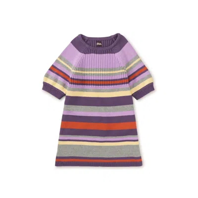 Tea Collection Kids' Cozy Sweater Dress In Purple