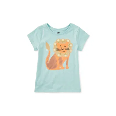 Tea Collection Kids' Dandy-lion Graphic Tee In Blue