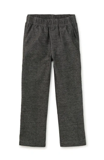 Tea Collection Kids'  Denim-like Carpenter Pants In Black