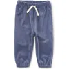 Tea Collection Easy Fit Velour Baby Joggers In Blue
