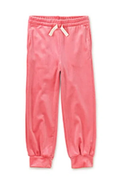 Tea Collection Kids'  Easy Fit Very Velour Joggers In Pink