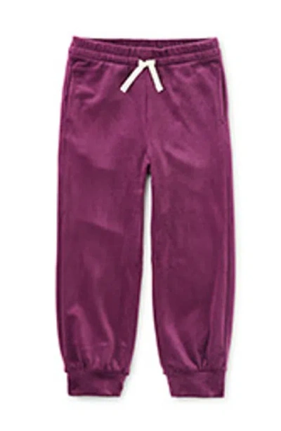 Tea Collection Kids'  Easy Fit Very Velour Joggers In Purple
