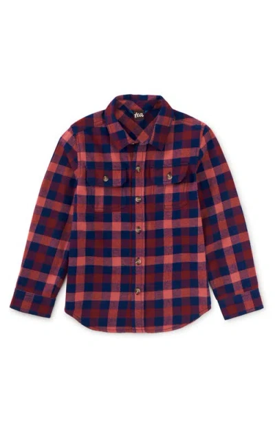 Tea Collection Babies'  Flannel Button Up Shirt