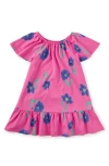 Tea Collection Kids'  Flutter Sleeve Drop Skirt Dress