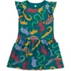 Tea Collection Flutter Sleeve Pocket Dress