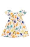 Tea Collection Flutter Sleeve Smocked Dress