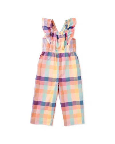 Tea Collection Flutter Strap Jumpsuit In Multi
