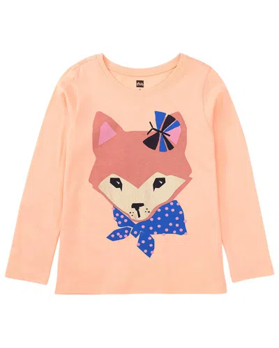 Tea Collection Fox Graphic T-shirt In Orange