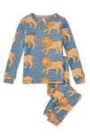 Tea Collection Kids'  Goodnight Pj Set In Blue
