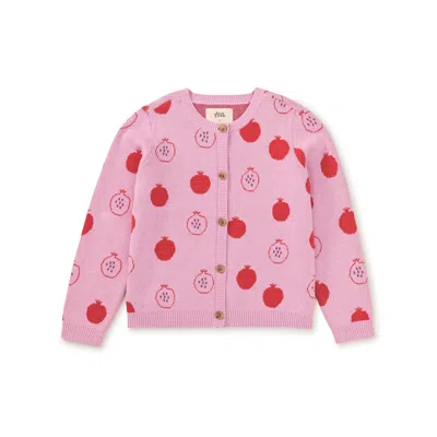 Tea Collection Kids' Iconic Cardigan In Pink