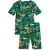 Tea Collection Kids'  In Your Dreams Pajama Set 2.0 In Amazon Forest Friends