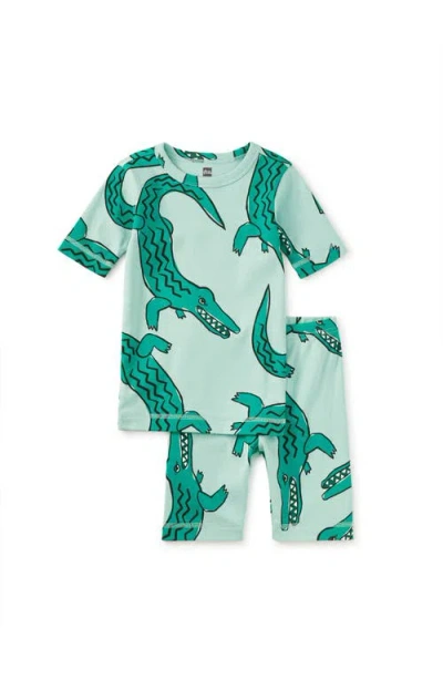 Tea Collection Babies'  In Your Dreams Pajama Set In Green