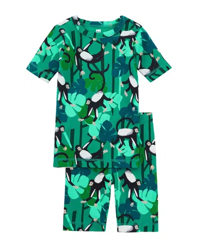Tea Collection Kids'  In Your Dreams Pajama Set In Green