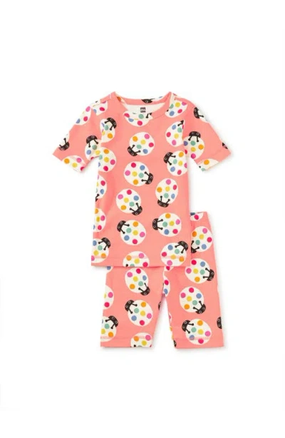Tea Collection Kids'  In Your Dreams Pajama Set In Orange