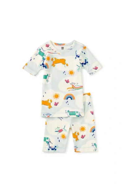 Tea Collection Kids'  In Your Dreams Pajama Set In White