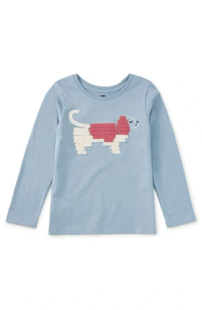Tea Collection Kids'  King Charles Spaniel Graphic Tee In Blue