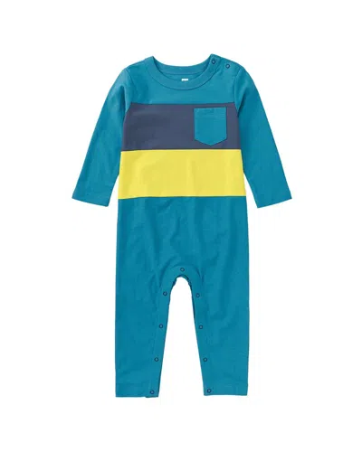 Tea Collection Knit Romper In Blue